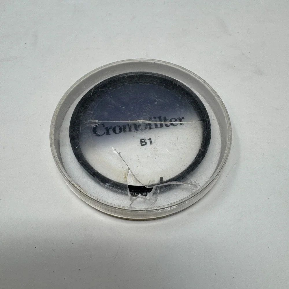 CROMOFILTER 55mm B1 Graduated Color Filter Rotating Glass‎ Made in France
